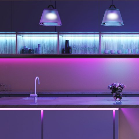 Светодиодная лента Apeyron 14,4W/m 60LED/m 5050SMD разноцветная 5M 10-33