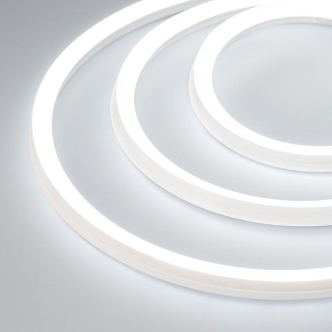 Гибкий неон Arlight 7,2W/m 168LED/m 2835SMD холодный белый 5M Moonlight-3D-A168-15x15mm 24V White6000 038788