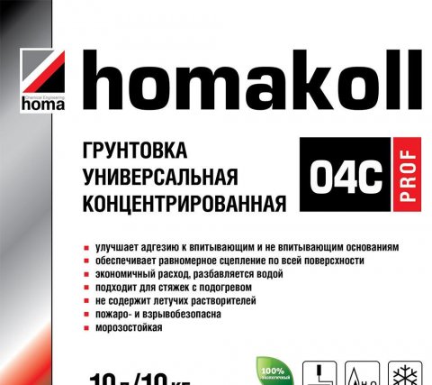 Грунтовка Homakoll 04C Prof