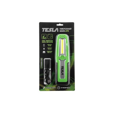 Кемпинговый светодиодный фонарь Tesla аккумуляторный 233х61 300 лм UFPB