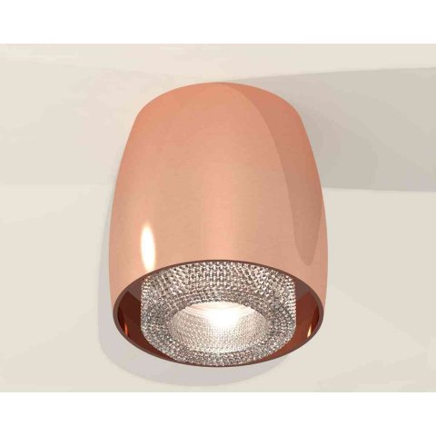 Комплект накладного светильника Ambrella light Techno Spot XS1144010 PPG/CL золото розовое полированное/прозрачный (C1144, N7191)