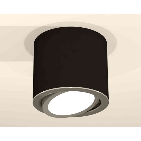 Комплект накладного светильника Ambrella light Techno Spot XS7402002 SBK/PSL черный песок/серебро полированное (C7402, N7003)