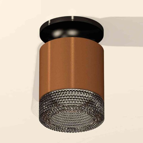 Комплект накладного светильника Ambrella light Techno Spot XS7404102 SCF/BK кофе песок/тонированный (N7926, C7404, N7192)