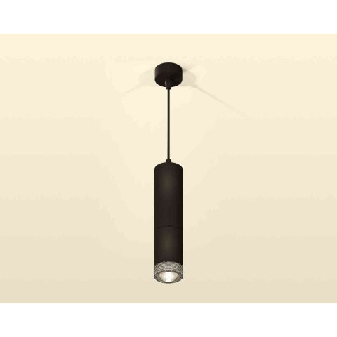 Комплект подвесного светильника Ambrella light Techno Spot XP6313001 SBK/CL черный песок/прозрачный (A2302, C6343, A2061, C6313, N6150)