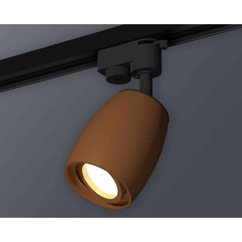 Комплект трекового светильника Ambrella light Track System XT1124004 SCF/PYG кофе песок/золото желтое полированное (A2521, C1124, N7004)