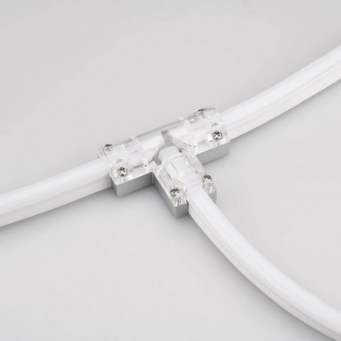 Коннектор Т-образный Arlight ARL-Clear-Mini-2x90 022706
