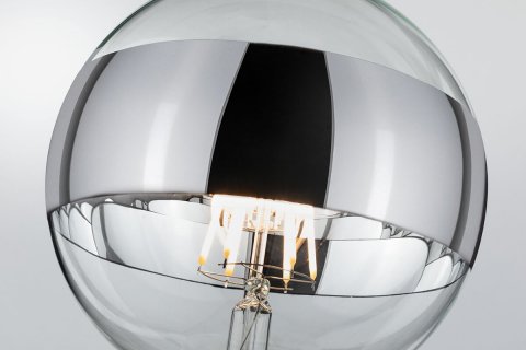 Лампа светодиодная диммируемая Paulmann 6W 2700K шар прозрачный 28681