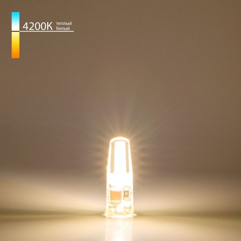 Лампа светодиодная Elektrostandard G4 3W 4200K прозрачная a049200