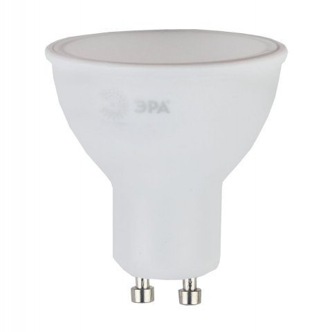 Лампа светодиодная ЭРА GU10 9W 2700K матовая LED LED MR16-9W-827-GU10 R Б0050691