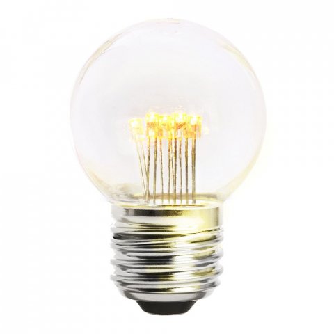 Лампа светодиодная Feron E27 1W 2700K прозрачная LB-378 41918