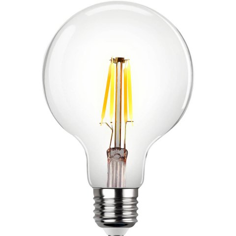 Лампа светодиодная филаментная REV VINTAGE G95 E27 5W 2700K DECO Premium шар 32433 1