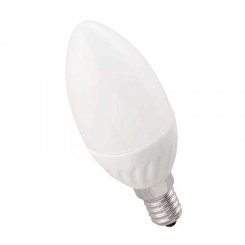 Лампа светодиодная IEK E14 5W 3000K матовая LLE-C35-5-230-30-E14
