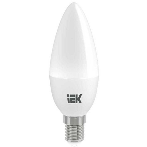 Лампа светодиодная IEK E14 7W 3000K матовая LLE-C35-7-230-30-E14