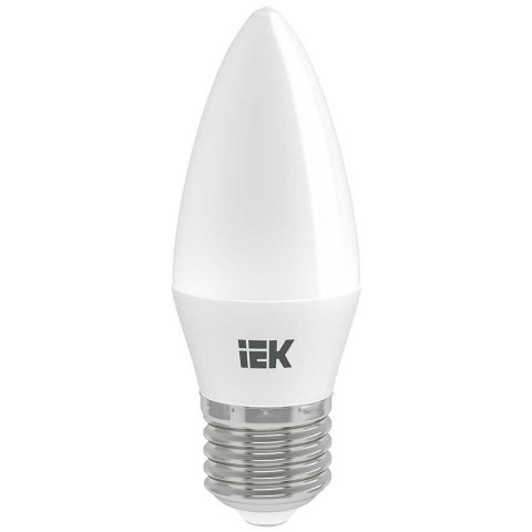 Лампа светодиодная IEK E14 7W 4000K матовая LLE-C35-07-230-40-E14-3