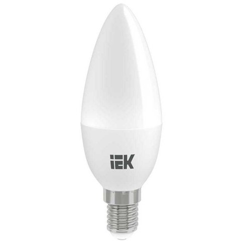 Лампа светодиодная IEK E14 9W 3000K матовая LLE-C35-9-230-30-E14