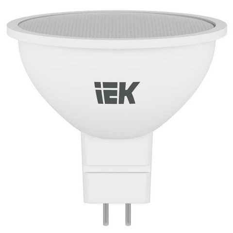 Лампа светодиодная IEK GU5.3 5W 4000K матовая LLE-MR16-5-230-40-GU5