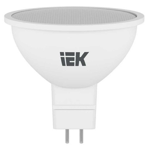 Лампа светодиодная IEK GU5.3 7W 6500K матовая LLE-MR16-7-230-65-GU5