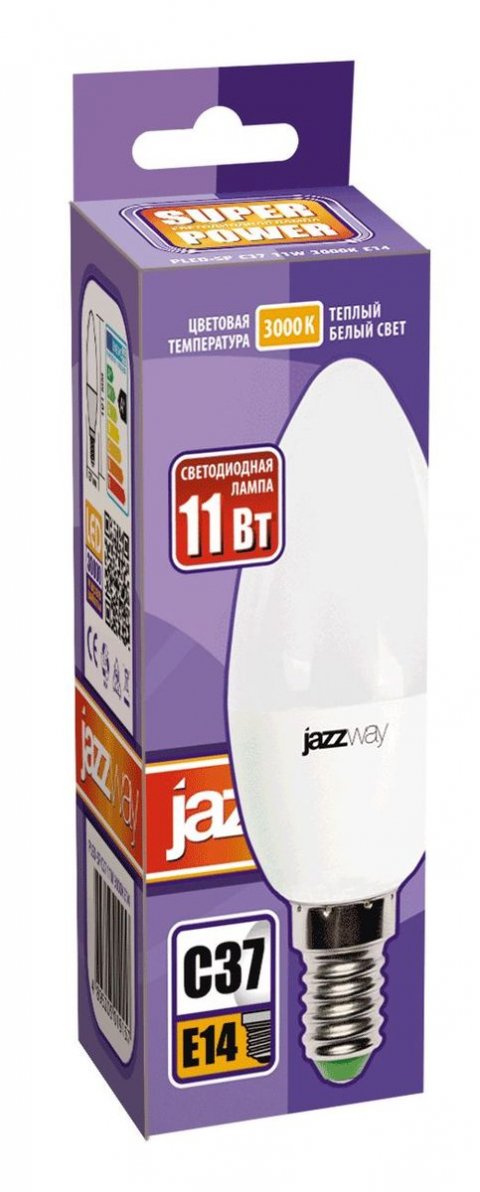 Лампа светодиодная Jazzway E14 11W 3000K матовая 5019157