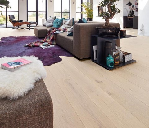 Паркетная доска Meister PD 400 Cottage 8541 Дуб Лайвли белый забеленный