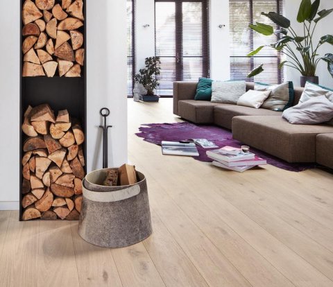 Паркетная доска Meister PD 400 Cottage 8541 Дуб Лайвли белый забеленный