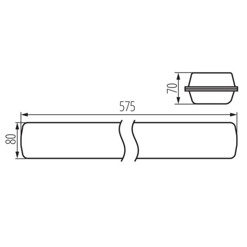 Линейный светильник Kanlux MAH LED HI 19W-NW RYF 22606