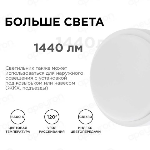 Накладной светодиодный светильник Apeyron 28-10