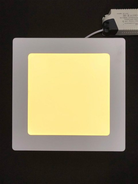 Настенно-потолочный светодиодный светильник Elvan NLS-702SQ-12W-WW-Wh