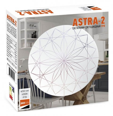 Настенно-потолочный светодиодный светильник Jazzway PPB Astra-2 5027008