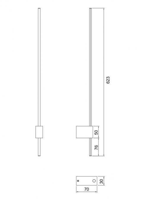 Настенный светильник Maytoni Technical Pars C070WL-L6GB3K