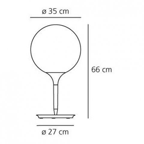 Настольная лампа Artemide Castore 1049010A