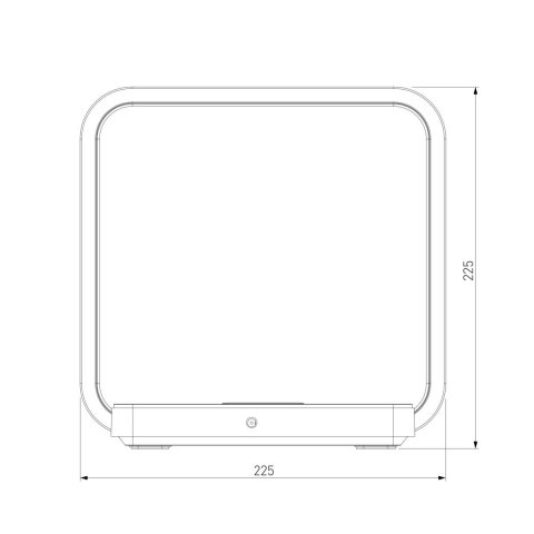 Настольная лампа Eurosvet Frame 80502/1 хром