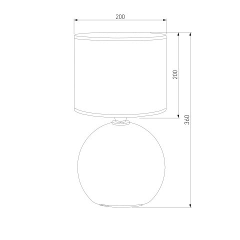 Настольная лампа TK Lighting 5087 Palla
