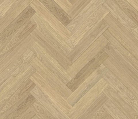 Английская елка Kahrs Herringbone Дуб AB Dim White Calm