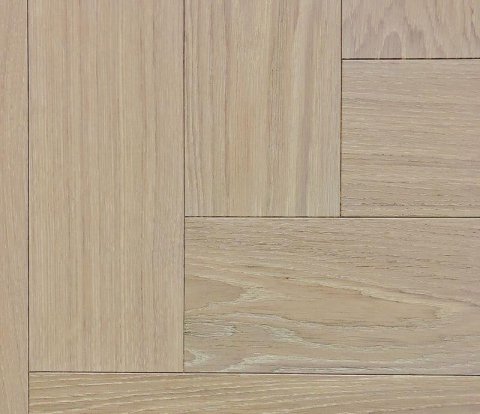 Английская елка Kahrs Herringbone Дуб AB White Calm