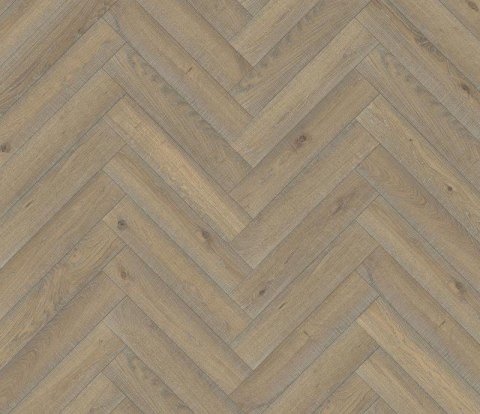 Английская елка Kahrs Herringbone Дуб CC Vintage White Lively