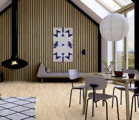 Паркетная доска Polarwood Space Дуб Neptune White Oiled 3S
