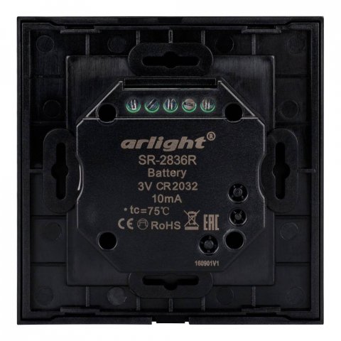 Панель управления Arlight Rotary SR-2836R-RF-IN Black 020947