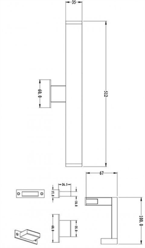 Подсветка для зеркал Deko-Light Spiegel Line II 687133
