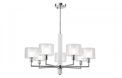 Подвесная люстра Crystal Lux Maestro SP-PL7 Chrome