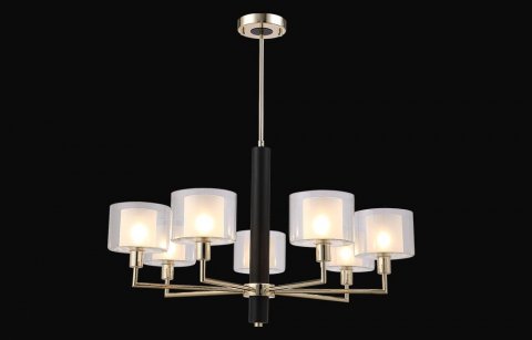 Подвесная люстра Crystal Lux Maestro SP-PL7 Gold