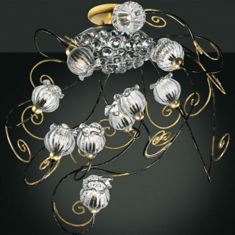 Подвесная люстра MM Lampadari Ricciolo 6820/P10 V2418