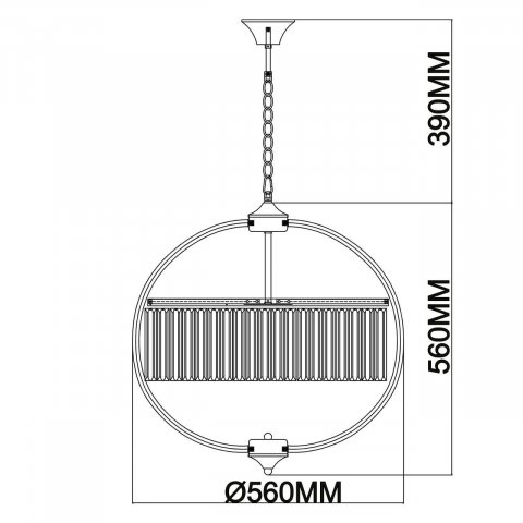 Подвесная люстра MW-Light Гослар 498015805