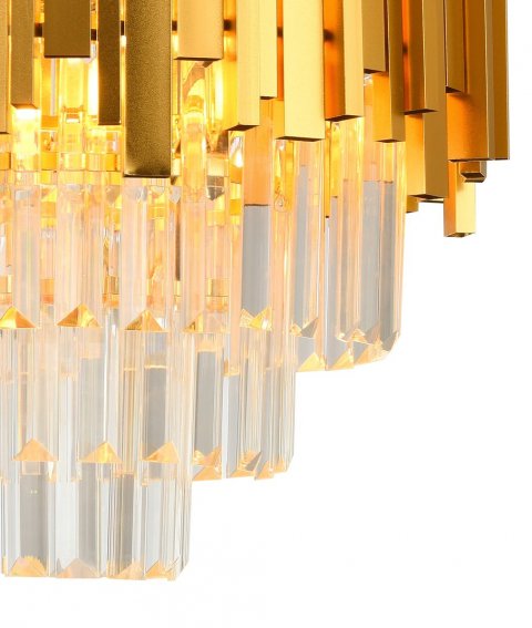 Подвесная люстра Natali Kovaltseva Vertigo 81440/6C Gold
