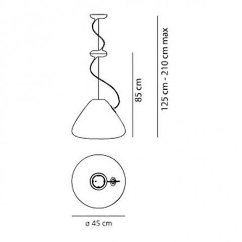 Подвесной светильник Artemide Capsule 1603010A