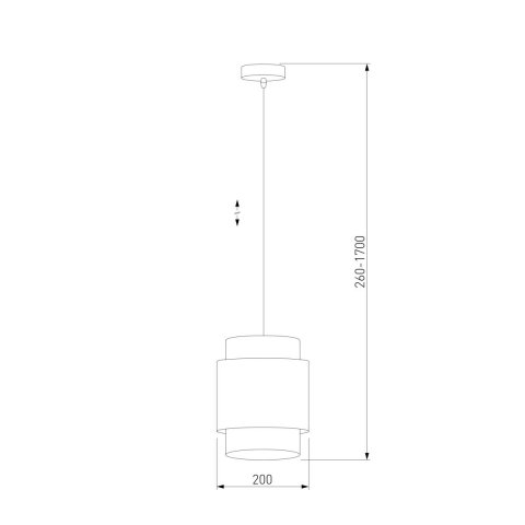 Подвесной светильник TK Lighting 6528 Boho White