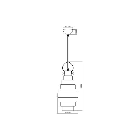 Подвесной светильник Vele Luce Genio VL5402P11
