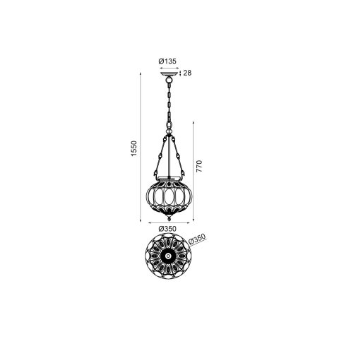 Подвесной светильник Vele Luce Helen VL4266P13