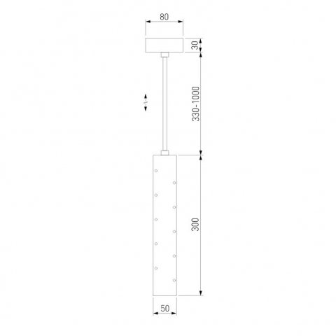 Подвесной светодиодный светильник Elektrostandard Bong 50214/1 Led хром a055666