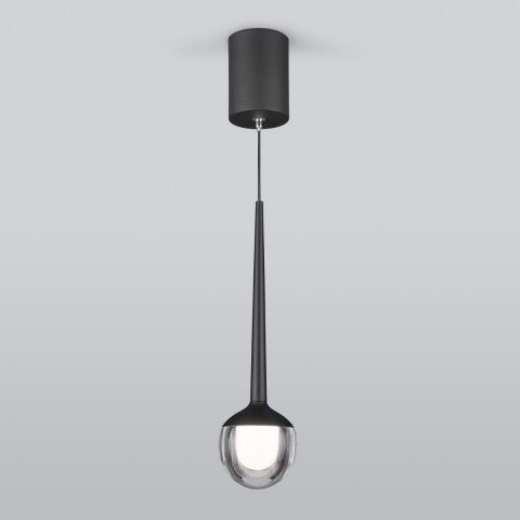 Подвесной светодиодный светильник Elektrostandard DLS028 6W 4200K черный a047768