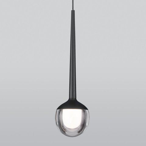 Подвесной светодиодный светильник Elektrostandard DLS028 6W 4200K черный a047768